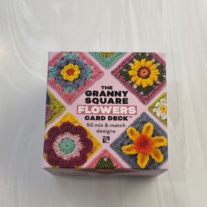 The granny square flowers card deck new crochet